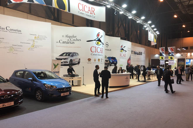 Stand de Cicar en la feria de turismo de Madrid